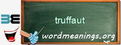 WordMeaning blackboard for truffaut